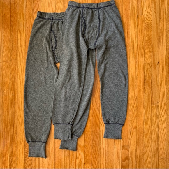 2 PAIRS | LEG WARMERS/ LONG JOHNS GREY KIDS COMFY - Picture 2 of 6